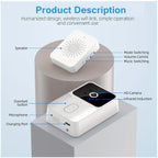 Smart WiFi Video Doorbell Camera with Night Vision & Two-Way Audio