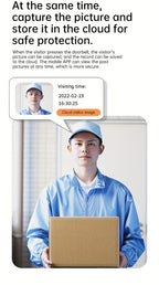 Smart WiFi Video Doorbell Camera with Night Vision & Two-Way Audio