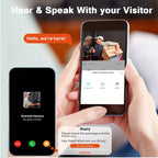 Smart WiFi Video Doorbell Camera with Night Vision & Two-Way Audio