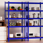5 Tier Heavy Duty Galvanised Adjustable Shelf Racking Unit Storage Rack 875KG Capacity