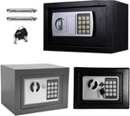 4.6L/8.5L/16L Safe Furniture Safe Double Bit Lock Iron Steel Safe with Lock and 2 Keys for Business Cash/Money/Jewellery