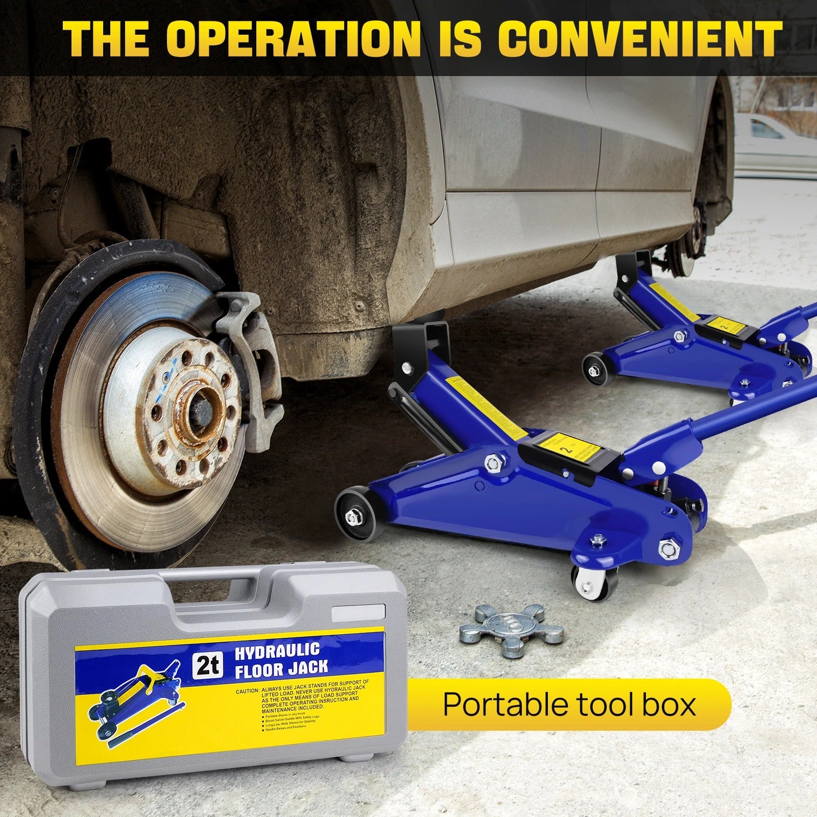 Steel Floor Jacks 4000lbs Car Trolley Jacks Hydraulic Jacks For Car And Lorry Repairs