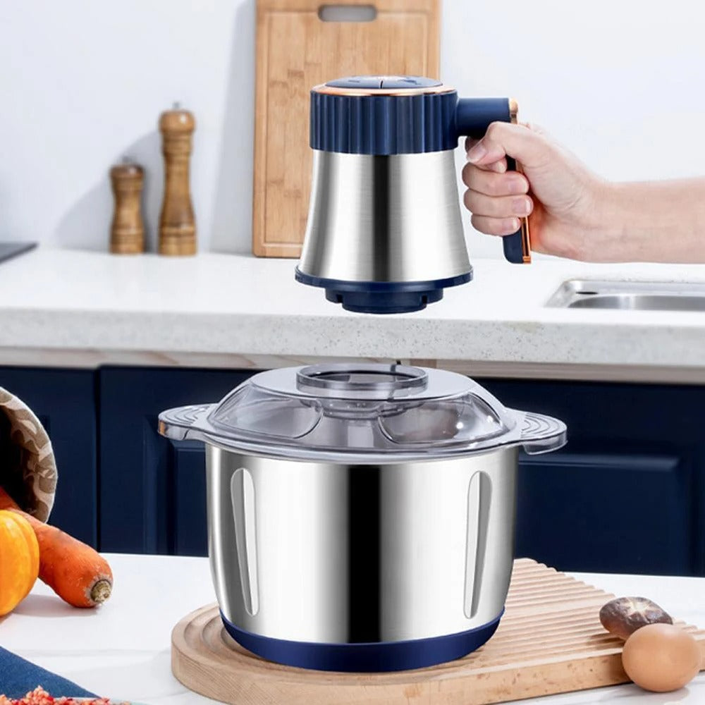 5L Multifunctional Electric Food Processor Stainless Steel Bowl Mixer Machine Cooking Machine Electric Meat Grinder