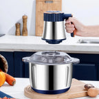 5L Multifunctional Electric Food Processor Stainless Steel Bowl Mixer Machine Cooking Machine Electric Meat Grinder