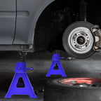 Axle Stands 3 Ton Jack Stands 11.4-17inch Adjustable Height Heavy Duty Steel for Car Van Truck Garage Workshop Tools,Set of 2