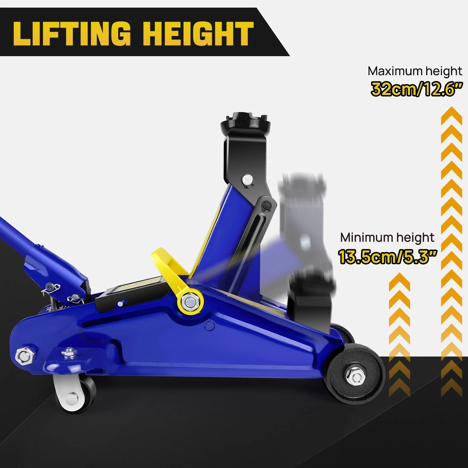 Steel Floor Jacks 4000lbs Car Trolley Jacks Hydraulic Jacks For Car And Lorry Repairs