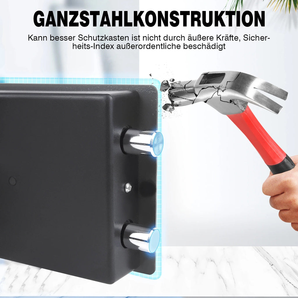 4.6L/8.5L/16L Safe Furniture Safe Double Bit Lock Iron Steel Safe with Lock and 2 Keys for Business Cash/Money/Jewellery