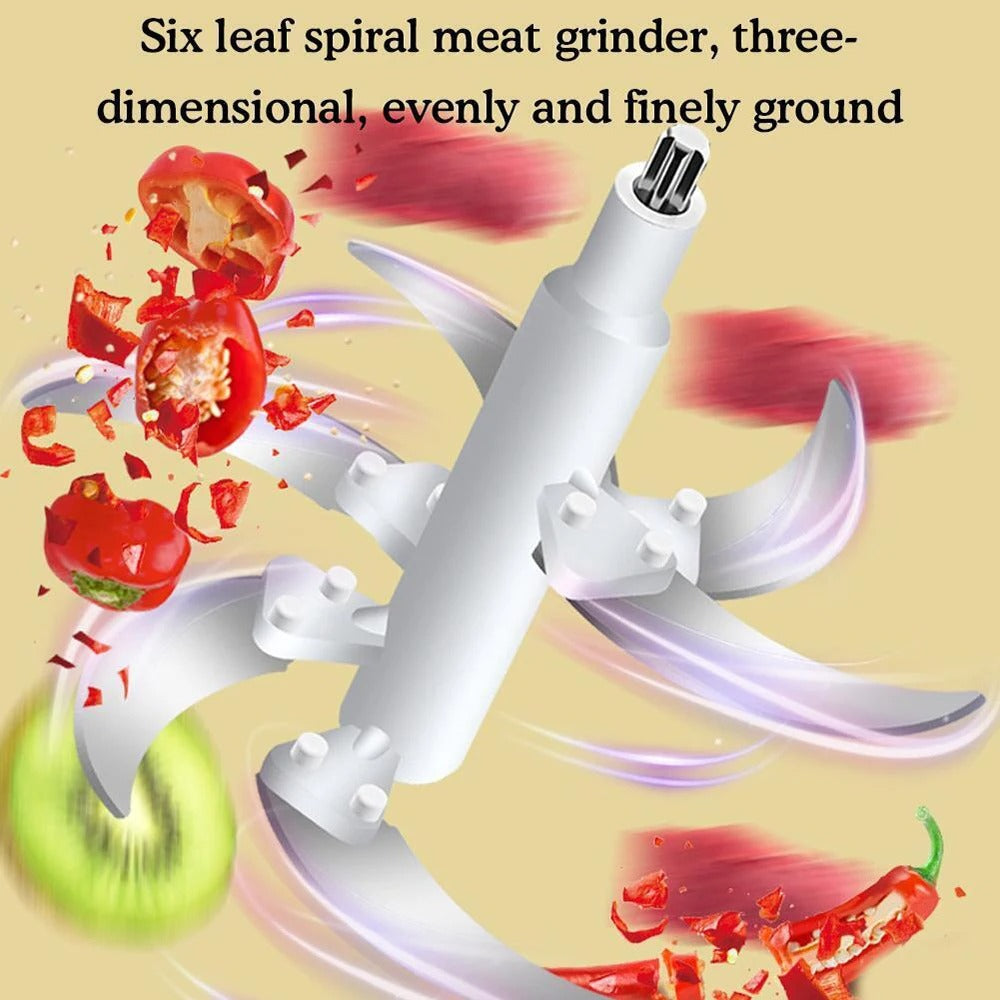 5L Multifunctional Electric Food Processor Stainless Steel Bowl Mixer Machine Cooking Machine Electric Meat Grinder