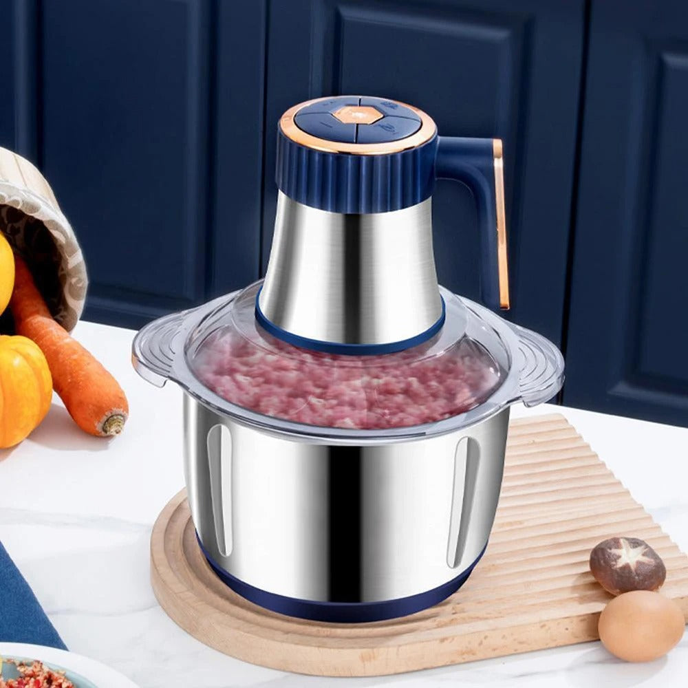 5L Multifunctional Electric Food Processor Stainless Steel Bowl Mixer Machine Cooking Machine Electric Meat Grinder